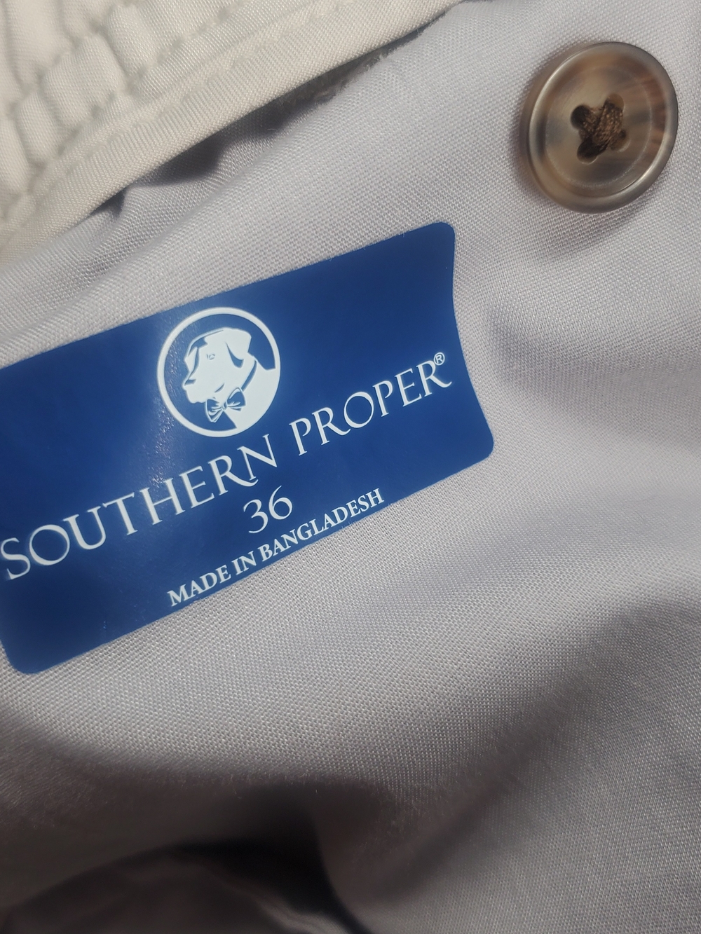 Southern Proper Mens 36 Khaki Performance Stretch Golf Shorts 8" Inseam Casual - Picture 7 of 11